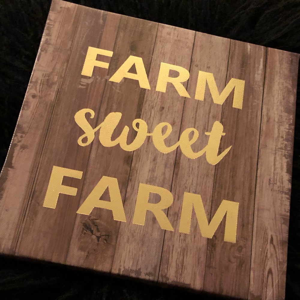 RUSTIC CANVAS WALL DECOR